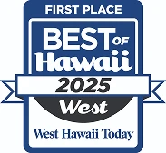 Best of Hawaii West 2025 — First Place Dentist, West Hawaii Today
